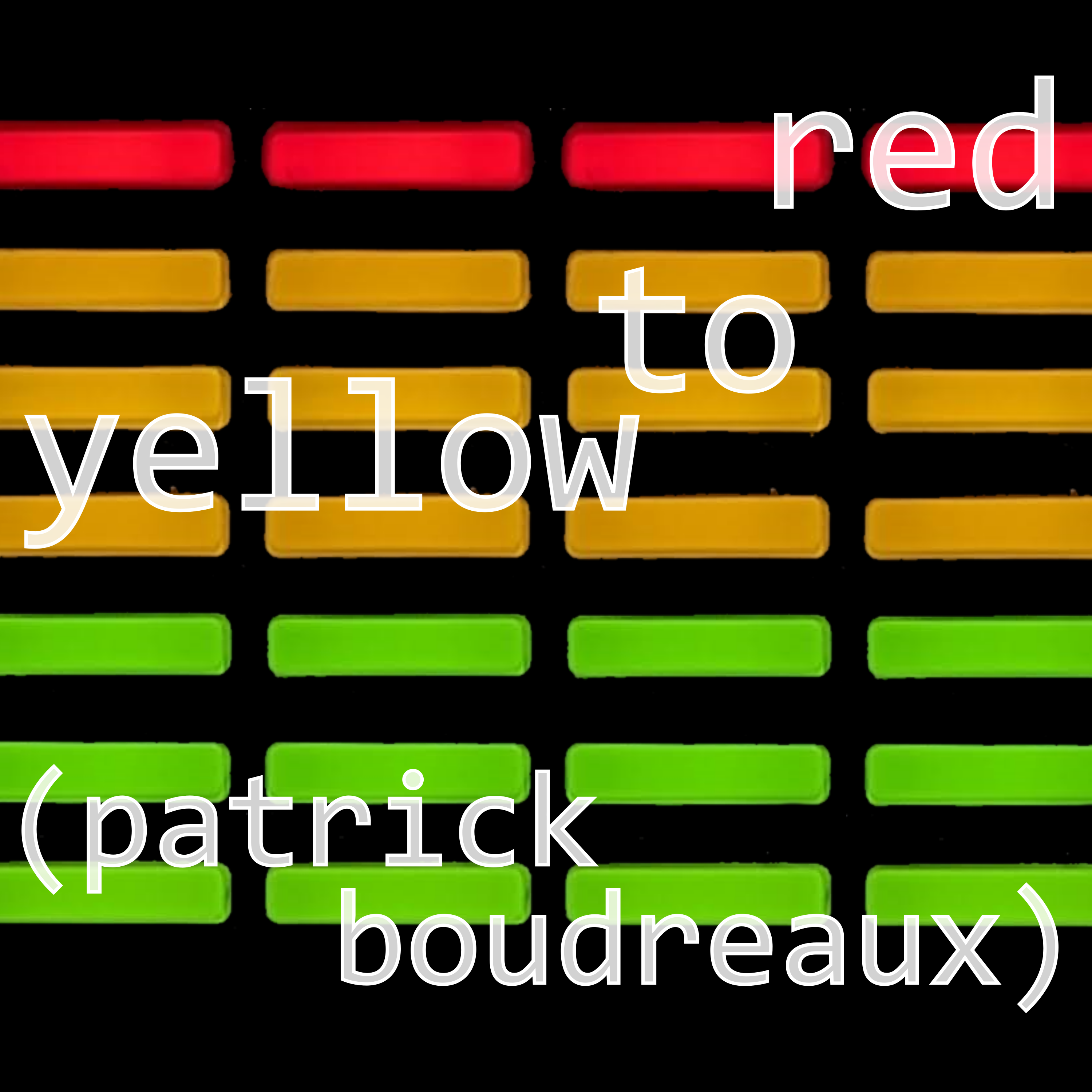 Yellow to red song cover art
